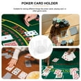 thumbnail image 2 of HLONKPlaying Card Tray Unique Deck Tally Cards Canasta Holder Rotating Poker Stand, 2 of 6