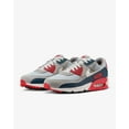 thumbnail image 4 of Nike Air Max 90 Men's Shoes Color: Light Smoke Grey/Armory Navy/Fire Red/Phantom Size: 12, 4 of 6