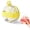 Yellow, variant on Ice Cube Maker Bottle, 2-in-1 Ice Cube Bottle with Straw, Easy Press Ice Tray Water Bottle, Leak Proof Lid, Vertical Ice Maker for Freezer, Travel, Gym & Home Use.