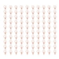 thumbnail image 2 of 100Pcs Pinces à Liant Pêche Évidé Style Mignon Robuste Métal Multi But Pinces à Liant pour Tissu Document Papier Or Rose, 2 of 14