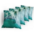 thumbnail image 5 of Ambesonne Nature Throw Pillow Cover 4 Pack, Marble Caves Lake, 16", Turquoise Grey, 5 of 7