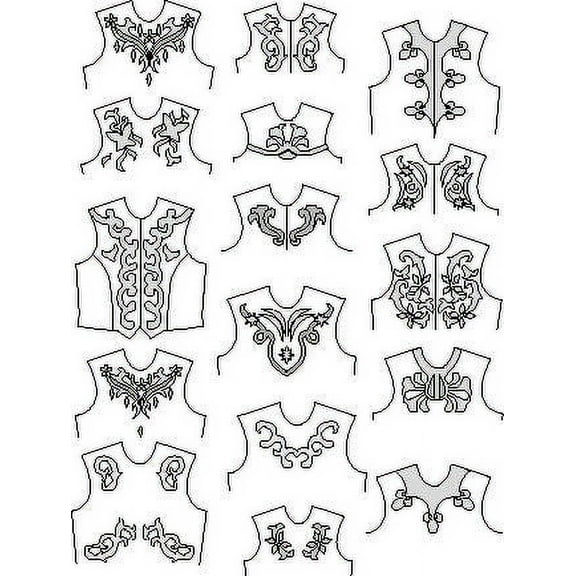 Suitability 6360 Scrolls and Other Appliques Equestrian Sewing Pattern