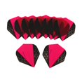 thumbnail image 2 of 10 piezas de forma estándar, accesorios para vuelos de dardos, suministros rojo shamjiam Forma estándar Vuelos de dardos, 2 of 9