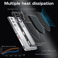 thumbnail image 2 of For ZTE nubia Red Magic 9 Pro 5G Shield Heat Dissipation Phone Case Liquid Silicone PC Back Cover -, 2 of 5