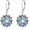 Lotus Flower, variant on Sterling Silver Chakra Dangle Drop Earrings - Chakra Gifts for Women