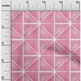 thumbnail image 1 of oneOone Cotton Silk Fabric Dot & Triangle Block Print Sewing Fabric BTY 42 Inch Wide, 1 of 4