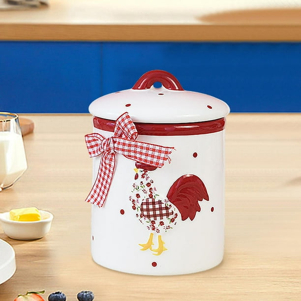 Tarro de almacenamiento para , contenedor de almacenamiento de granja para dulces, especias, nueces, encimera de cocina, té, granos de café, r