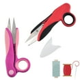 thumbnail image 1 of Protective Sleeve Embroidery Yarn Scissors Small Thread Sewing  U-Shaped Yarn Cut with Cover Cross Stitch Small Scissors Line Cut, 1 of 5