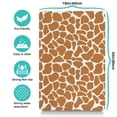 thumbnail image 5 of Dog Food Mat with Glitter Leopard Print, Absorbent Waterproof Pet Feeding Mat, Non-Slip, Quick Dry, Easy Clean Mat Featuring Fashionable Animal Spots and Texture, 5 of 7