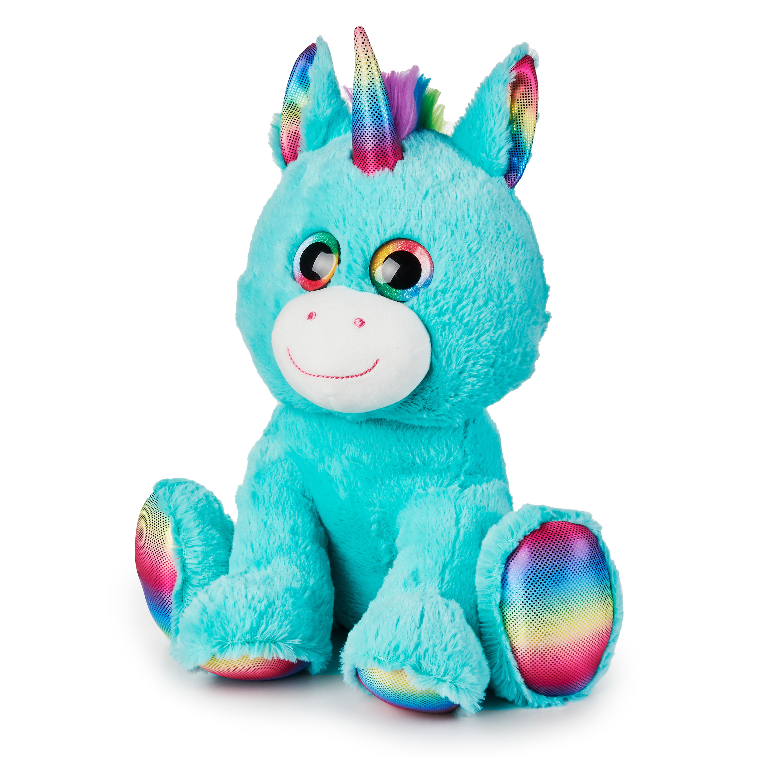 Heavenly Unicorn Sparkle Big Eye 7" Soft Plush Stuffed Animal Toy Doll For Kids 
