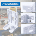 thumbnail image 3 of 3/4-Inch Blind Shade Mounting Brackets for Cellular, Honeycomb, and Pleated Shades - Universal Replacement Hardware Set of 3, 3 of 7