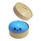 thumbnail image 4 of Pelota antiestrés en forma de bola de masa hervida, juguete novedoso para escritorio de oficina, linda y divertida para niños y adultos, cocinada al vapor Azul, 4 of 9