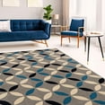 thumbnail image 4 of Capri Conrad Light Grey & Bone 6' 5" x 9' 3" Area Rug, 4 of 6