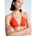 thumbnail image 4 of Free Assembly Women's Scalloped Textured Triangle Bikini Top, Sizes XS-XL, 4 of 5