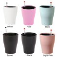 thumbnail image 1 of Blanco Ligero Flor Planta Maceta Decoración Mascota Autoabsorbente Ahorro de agua Moda esquí esquí Gafas de esquí, 1 of 4