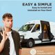 thumbnail image 5 of Van Bug Screen Magnetic Sliding Door Van Screen Mesh Curtains Easy to Install and Remove, Universal Fly Screen, 59"(H) x 43"(W), 5 of 5