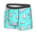 thumbnail image 2 of Disketp Seashell And Starfish Men'S Boxer Briefs,Soft And Breathable Cotton Underwear With Comfortflex Waistband, 2 of 9