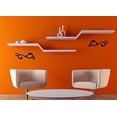 thumbnail image 3 of 2 Swirl Decals Vinyl Art Wall Sticker Art Home Wall Dcor 11x4-Inch Black, 3 of 6