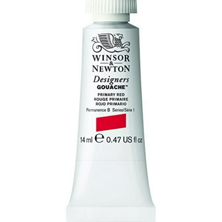 - Winsor & Newton Designers Gouache Tube, 14ml, Primary Red