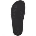 thumbnail image 4 of INC Womens Black Chain Detail Comfort Peymin Round Toe Platform Slip On Slide Sandals Shoes 7 M, 4 of 4