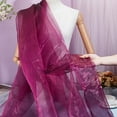 thumbnail image 3 of 5.4 Yards Two Tone Organza Fabric Sheer 60 Inch Purple Iridescent Tulle Fabric Holographic Gauze Voile Fabric, 3 of 9