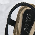 thumbnail image 4 of Sandalias Tanga Con Diamantes Imitación Bohemio Zapatos Playa Casual (negro 36), 4 of 9