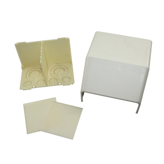 Wiremold 5410D Entrance End Feed Fitting, 5400 Series, Ivory