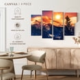 thumbnail image 4 of Elephant Stock Colorado Wall Art - Horizontal Multi Panel Canvas - Living Room Wall Decor - Nature Multi Panel - Orange And Blue Decor - 30" x 18", 4 of 4