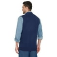 thumbnail image 2 of Turtle Bay New York Men's Soft Button Front Flat Knit Sweater Vest with front patch pockets, 2 of 5