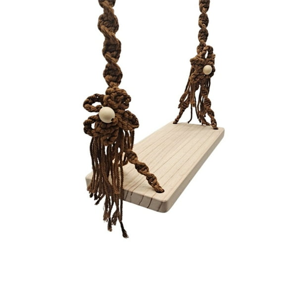 Silla de madera para Columpio de bebé, suministros de tiro, mano de obra fina, tamaño compacto, duradero, multicolor, ligero, multiusos