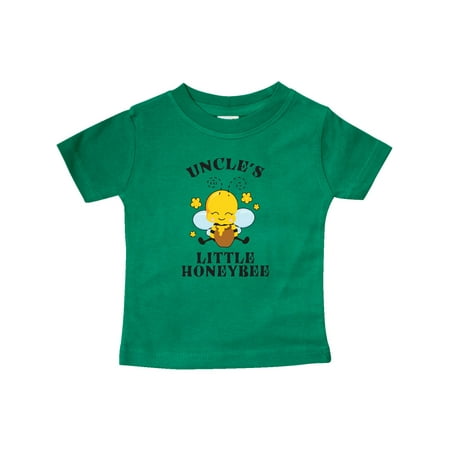 

Inktastic Cute Bee Uncle s Little Honeybee with Stars Gift Baby Boy or Baby Girl T-Shirt