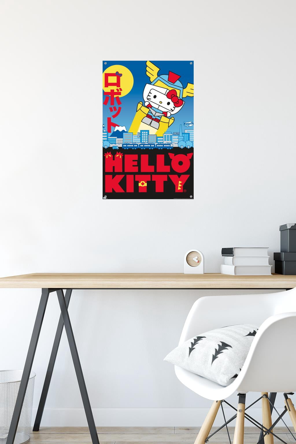 Hello Kitty - KaiJu Wall Poster with Push Pins, 14.725" x 22.375"