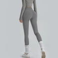 thumbnail image 2 of Pantalones de Yoga Flare Mujeres con Bolsillos Cintura Alta Cintura Ajustada Suelta Pantalones de Yoga de Longitud Completa para el Gimnasio de Yoga de Baile, 2 of 5
