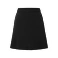thumbnail image 5 of DHFJKG Womens Sweater Sets Two Piece Outfits Knitted Crew Neck Long Sleeve Sweaters Mini A-Line Skirts Solid Color Matching Set Versatile Outfit, 5 of 6