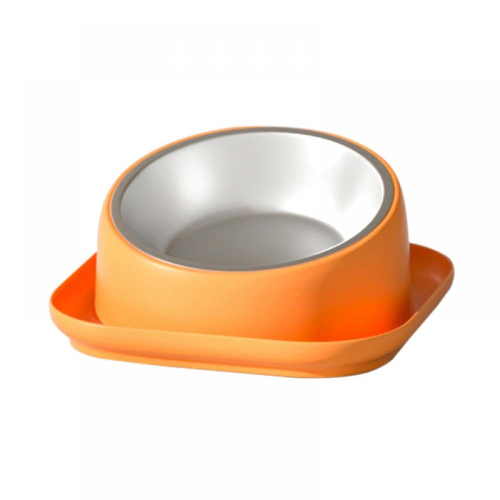 Super Design Slanted Dog Bowl, Non Slip&Non Spill Pet Bowls, Durable