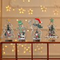 thumbnail image 4 of Adorno de madera navideño YONGSHENG Santa muñeco de nieve 1 pieza, 4 of 4