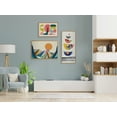 thumbnail image 6 of Kate and Laurel Sylvie The Family Tree Panel Framed Canvas Wall Art by Rachel Lee of My Dream Wall, 18x40 Natural, Adorable Block Print Bird Art for Wall, 6 of 6