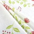 thumbnail image 2 of Unique Bargains Floral Round Vinyl Waterproof Tablecloth Red White 60" Dia, 2 of 8
