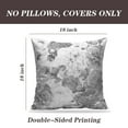 thumbnail image 2 of LALILO Throw Pillow Covers Floral With Roses Watercolor Accent Art Cushion Cover 18" x 18", 2 Pack, 2 of 6