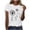 White, variant on Women Summer Tops Sexy Tshirts Shirts Graphic Funny Plus Size Short Sleeve Tunic Tops for Women 2025