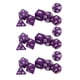 thumbnail image 4 of Dados Poliédricos, Plástico 21 Piezas Práctico Juego De Dados De Varios Lados Resistencia Al Desgaste Para Rompecabezas ANGGREK Púrpura, 4 of 8