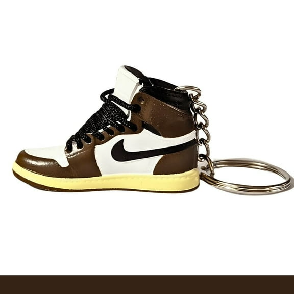 DSK Global Jordan Sneaker Keychain Keyring, Brown