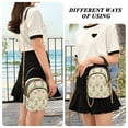 thumbnail image 6 of FORMRS Crossbody Bag for Women Quilted Travel Shoulder Cell Phone Purse with Chain Strap Handbag, Pastel Green Geometric, 6 of 7