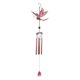thumbnail image 1 of Campanas de viento de libélula de belleza de jardín con decoración luminosa para el hogar, grandes colgantes Tubo de aluminio rosa, 1 of 8