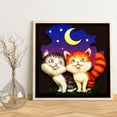 thumbnail image 3 of Cuadros Decorativos 5D DIY taladro cuadrado completo diamante pintura gato mosaico Likrtyny embutido en tela, 3 of 9