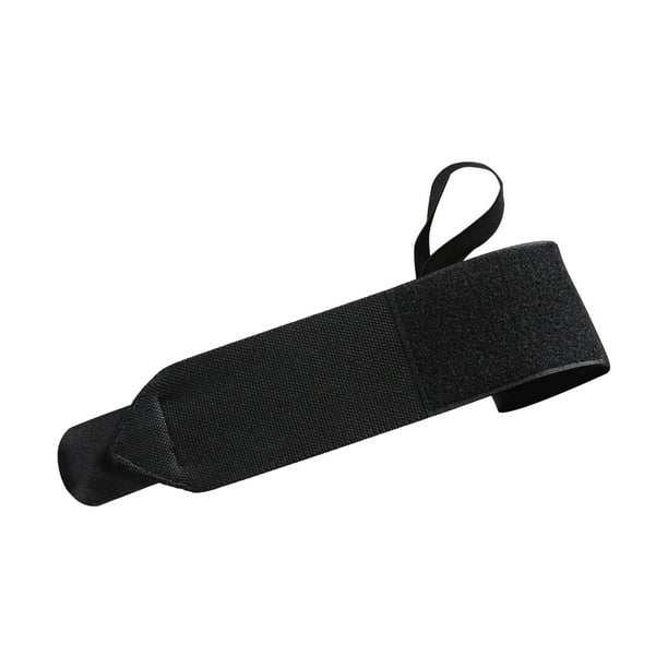 Muñequera para levantamiento de pesas, correas de gimnasio, muñequera con presilla para el pulgar, soporte de muñeca para entrenamiento, Fitness para negro