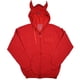 thumbnail image 4 of Sudadera Roja Con Gorro Grande Diablo 666, 4 of 5
