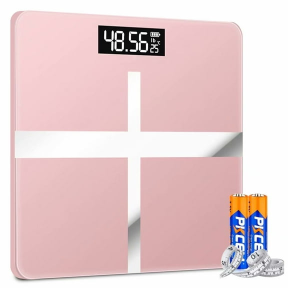 Bathroom Scale, Highly Accurate Digital Bathroom Body Scale, Precisely Measures Weight up to 400lb/180kg