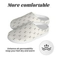 thumbnail image 6 of Yiaed Anchors Print Slippers Fuzzy Warm Cozy Slippers Non Slip House Slippers For Indoor Outdoor Slippers House Slippers-39/40, 6 of 7