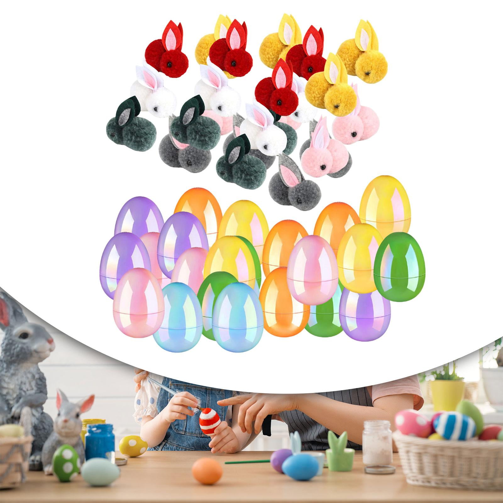 Sharprepublic Colorful Easter Eggs Inside Toys Easter Basket Fillers for Adults Kids Teens 24 Eggs
